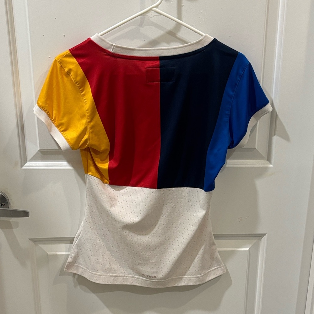 adidas Multicolor Blocked Women's Top - Picture 2 of 3